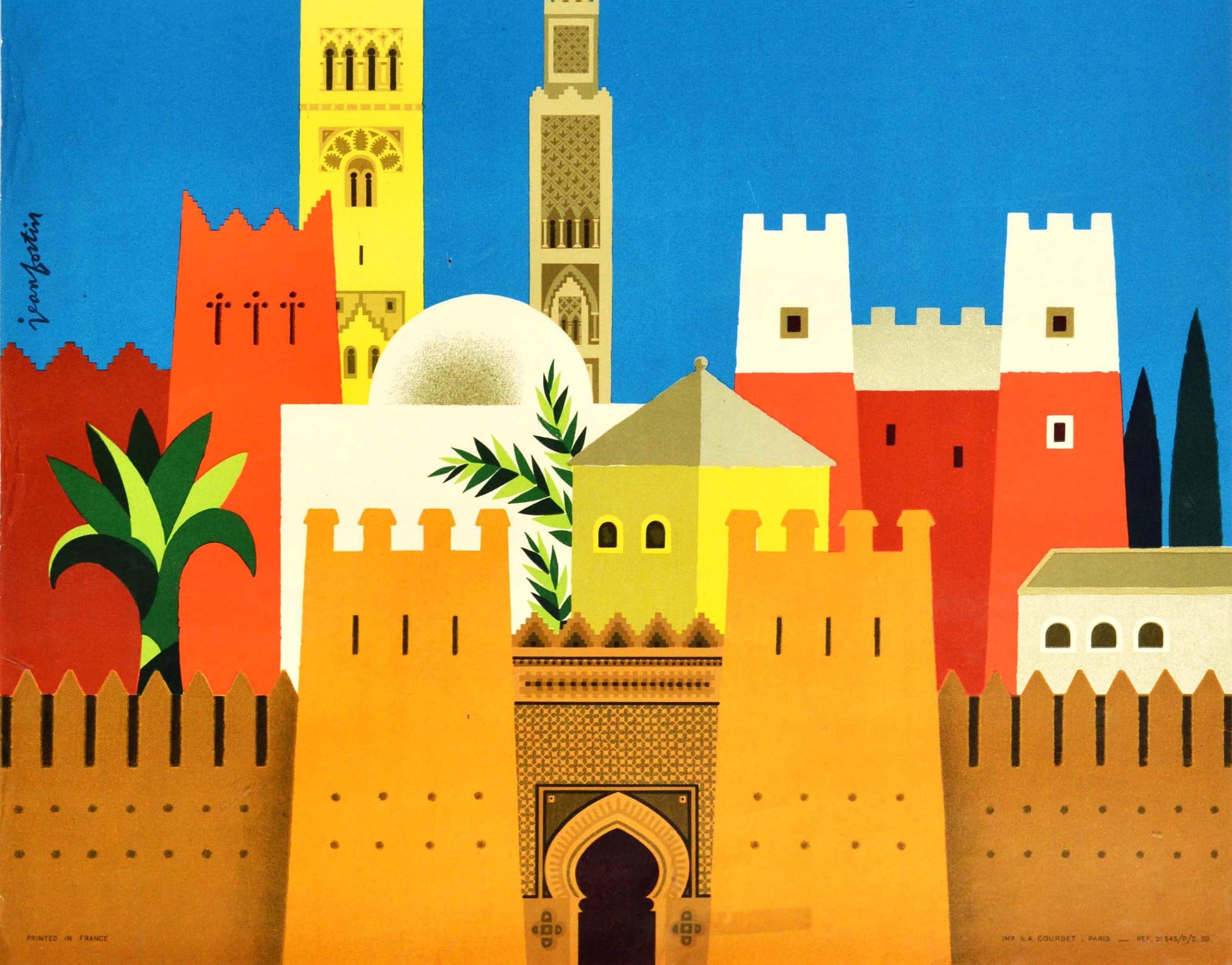 affiche air france afrique du nord