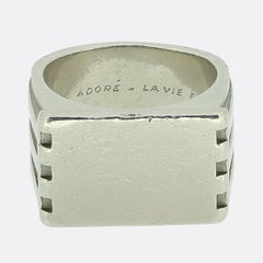 Jean Fouquet Art Deco Heavy Ring