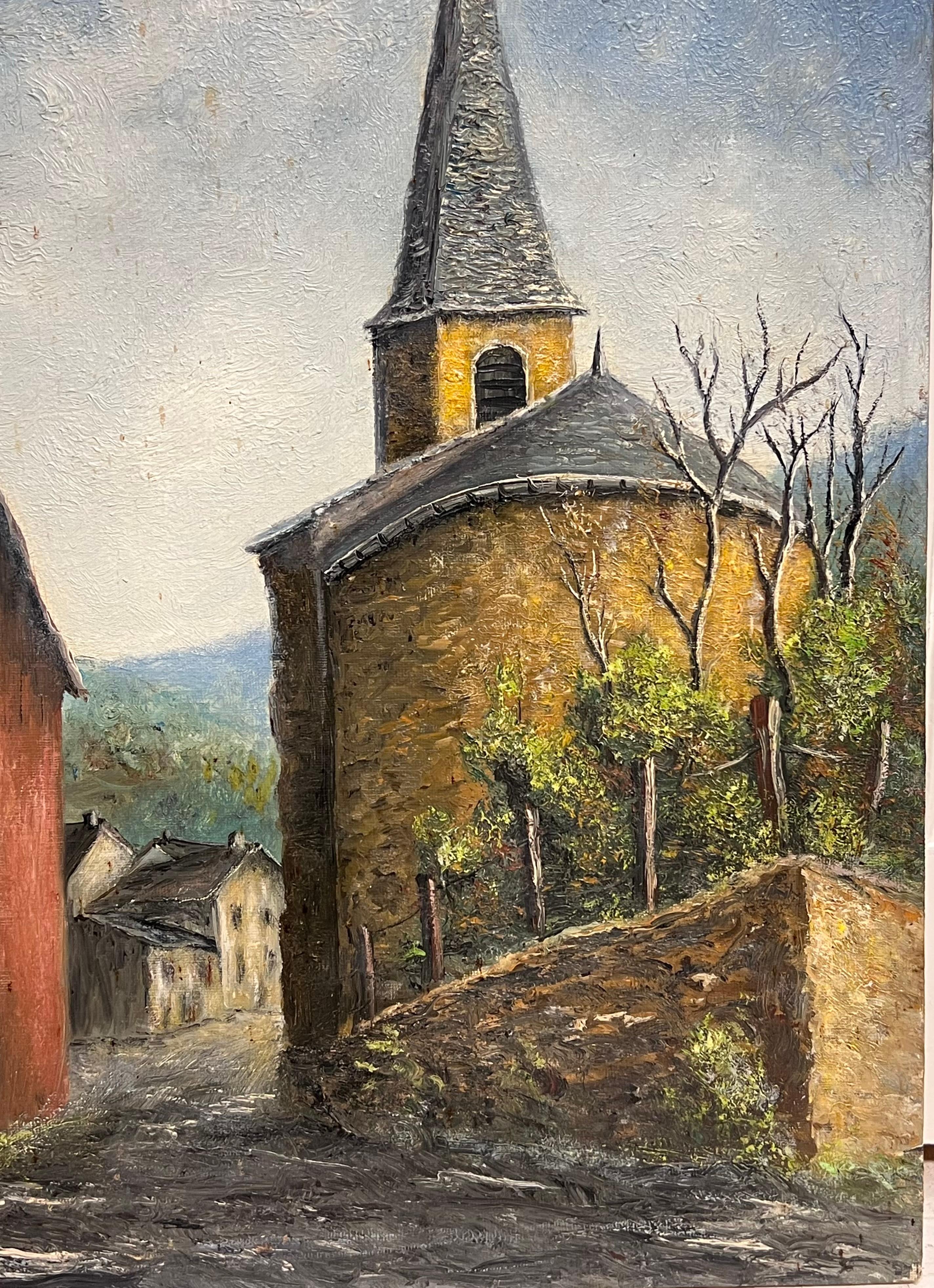 von Jean Fourie (1927-2015)
Französischer Künstler, der in der Champagne malt
Ölgemälde auf Karton, ungerahmt
Brett: 16 x 13 Zoll
Zustand: die vier Ecken des Kartons sind leicht angeknabbert, das Gemälde ist in einem sehr guten Zustand, die
