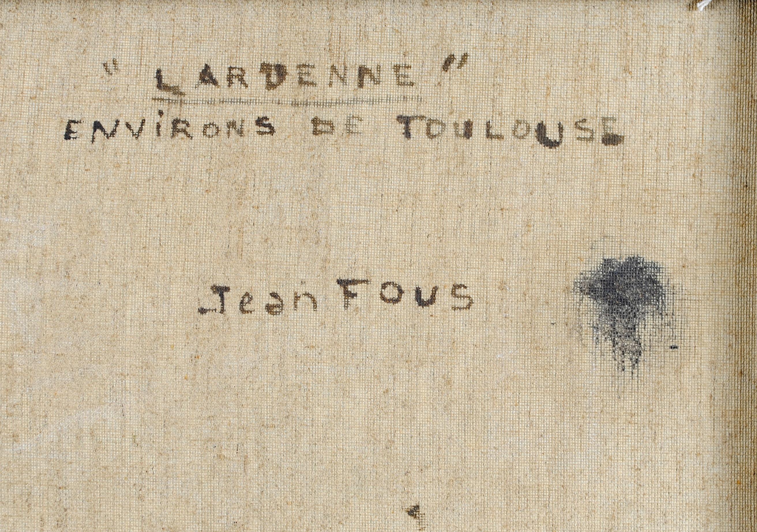 Lardenne, Toulouse - Mediados del siglo XX Sur de Francia Naïf francés Pintura al óleo en venta 7