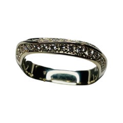 Jean-Francois Albert 18K White Gold and Diamond Band