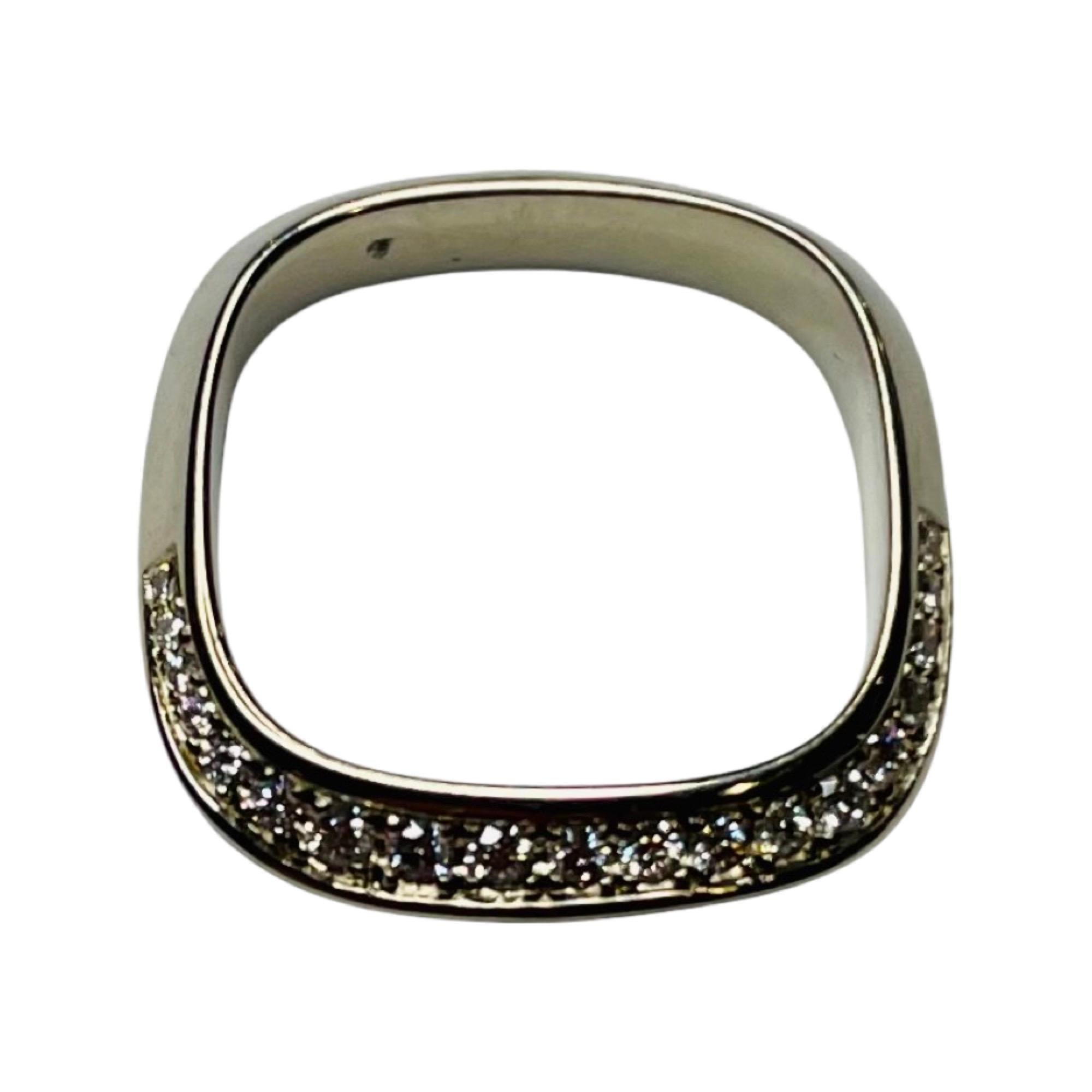 Band aus 18 Karat Weißgold mit Diamanten von Jean-Francois Albert Damen im Angebot