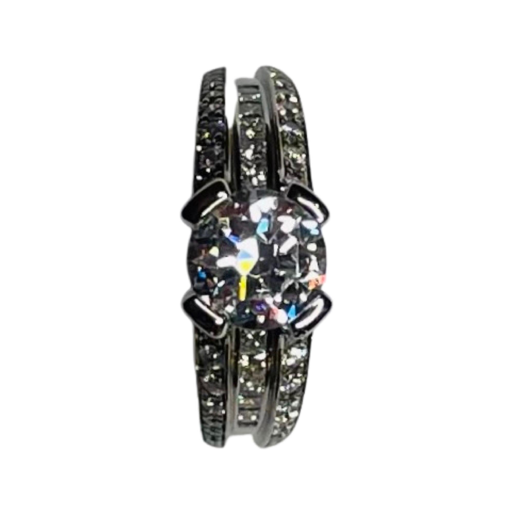 Verlobungsring von Jean-Franois Albert aus 18 Karat Weißgold mit Diamanten (Rundschliff) im Angebot