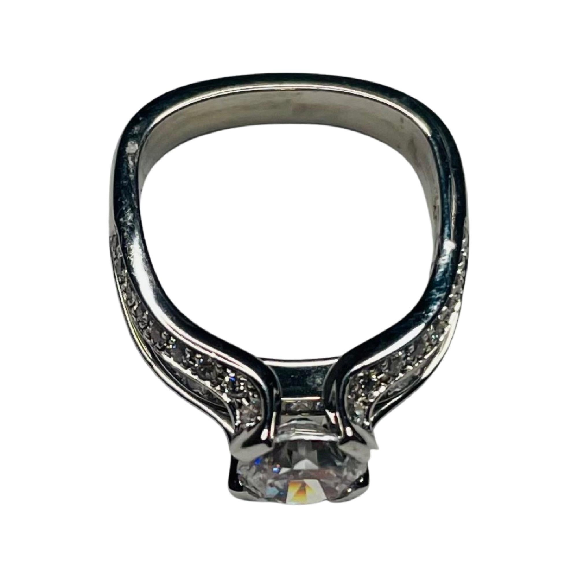 Round Cut Jean-François Albert 18K White Gold Diamond Engagement Ring For Sale