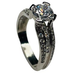 Used Jean-François Albert 18K White Gold Diamond Engagement Ring