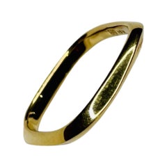 Jean-Francois Albert 18K Yellow Gold Square Domed Band