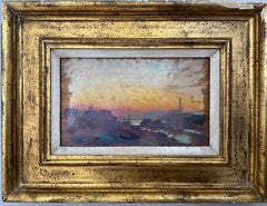5 oil sketches by Jean Frank Baudoin  o2 sketches also have  on back recto.verso