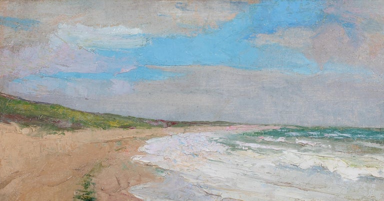 La Plage, early 20th century 

by Jean-Franck Baudoin (1870-1961) to $60,000

Large early 20th Century French beach landscape, oil on canvas by Jean-Franck Baudoin. Excellent quality and condition example of the famous post impressionists work over