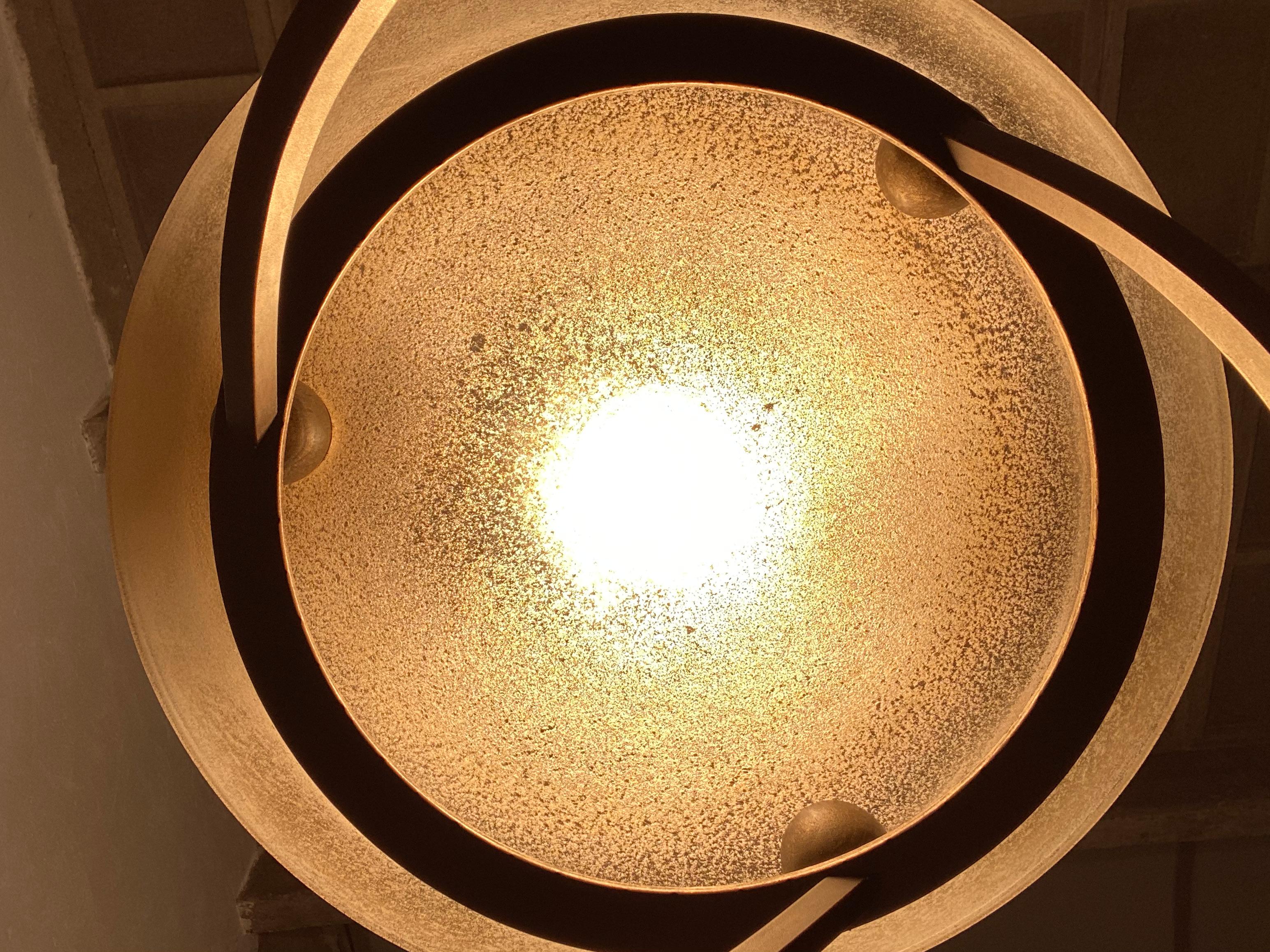 italien Jean Francois Crochet & Sergio Terzani Paire de lampadaires Antinea:: Italie:: 1989