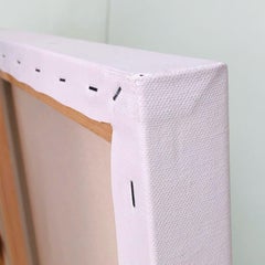 "Serenade in Crimson" 70x100cm floral acrylic painting nature red summer peace