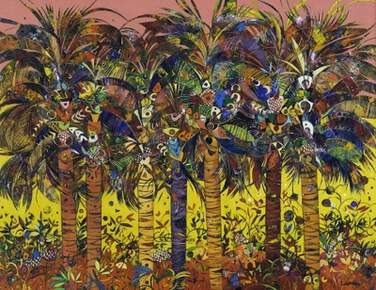 Jean-Francois Larrieu Landscape Painting - Cococnuts