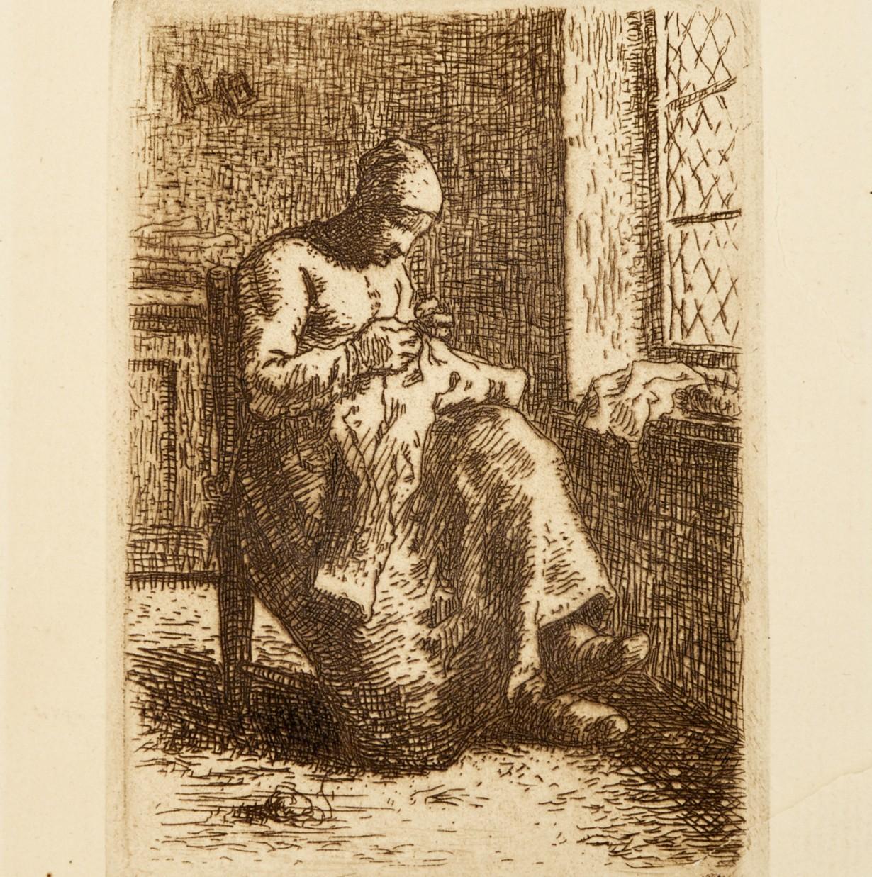 Etched Jean François Millet (French, 1814-1875), 