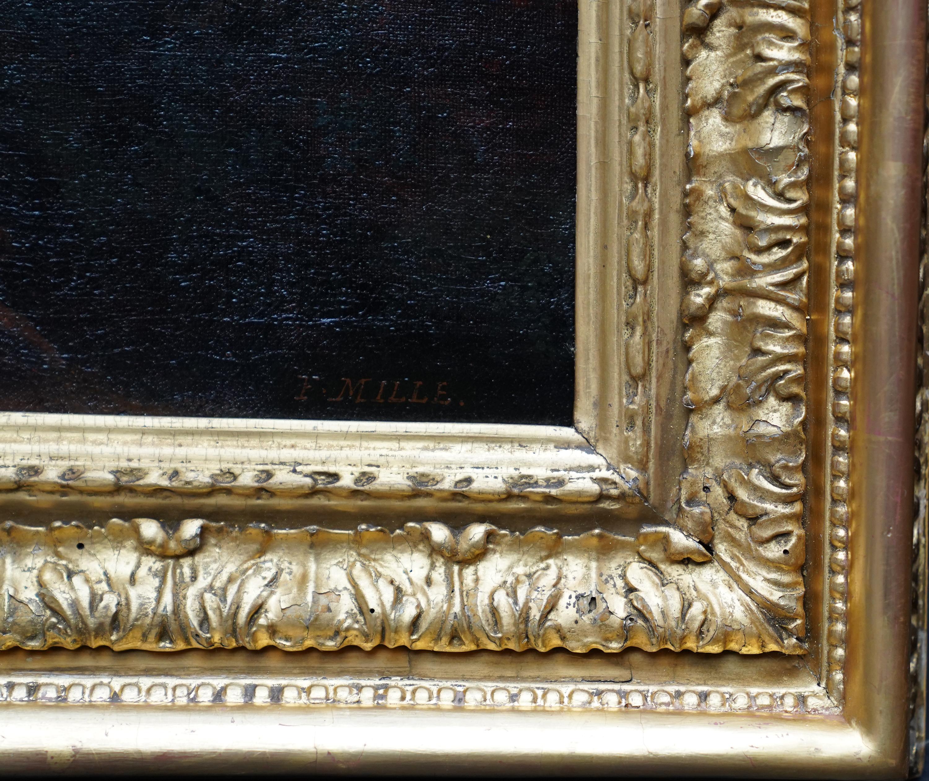 Klassische Landschaft - Französische Kunst des 17. Jahrhunderts, Ölgemälde eines Alten Meisters im Angebot 5
