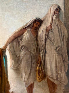 ‘Oriental Girls - Mediants à Tanger’ by Jean François Portaels (1818 - 1895)