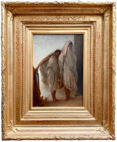 ‘Oriental Girls - Mediants à Tanger’ by Jean François Portaels (1818 - 1895)