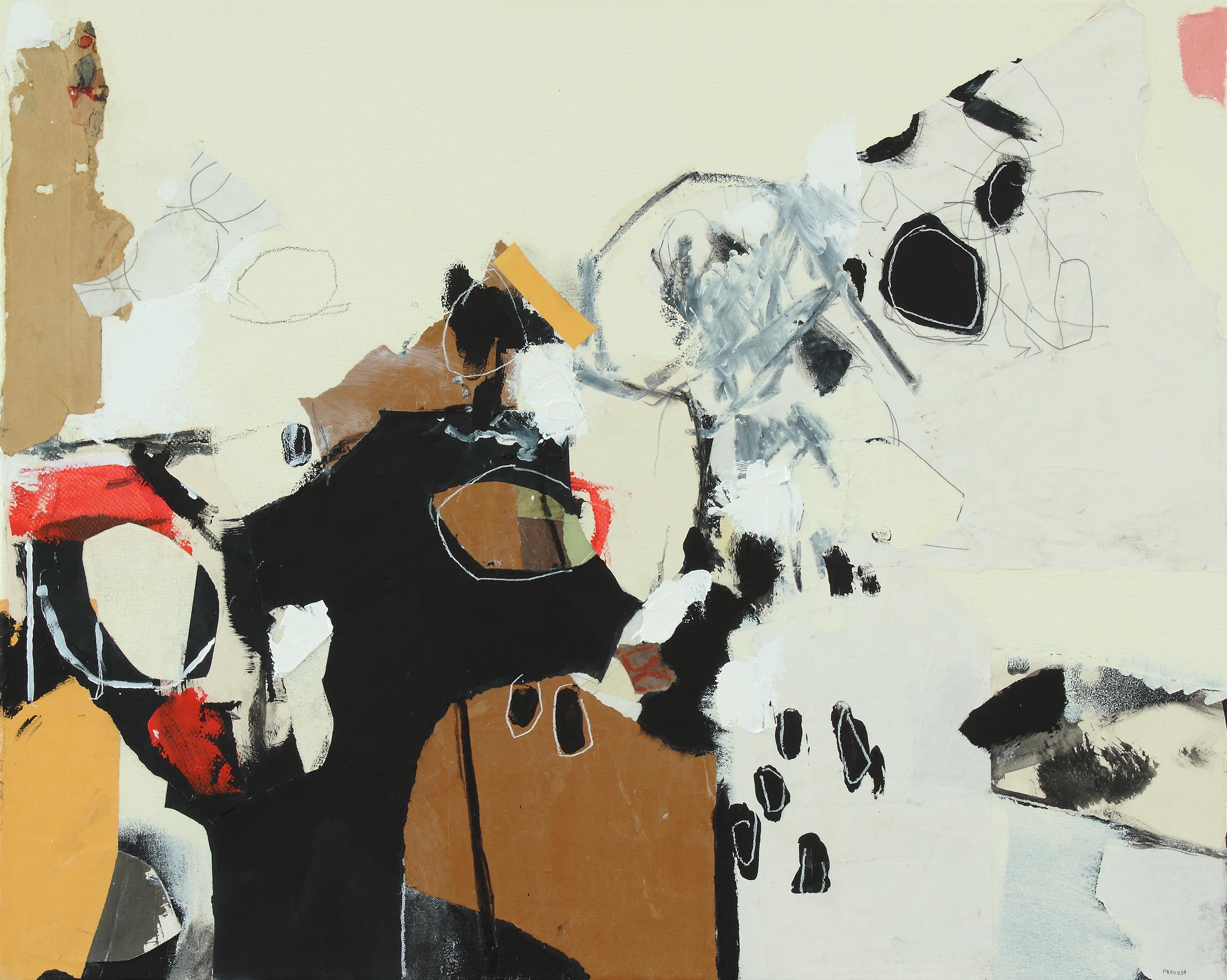 Abstract Painting di Jean-François Provost - Totem 3