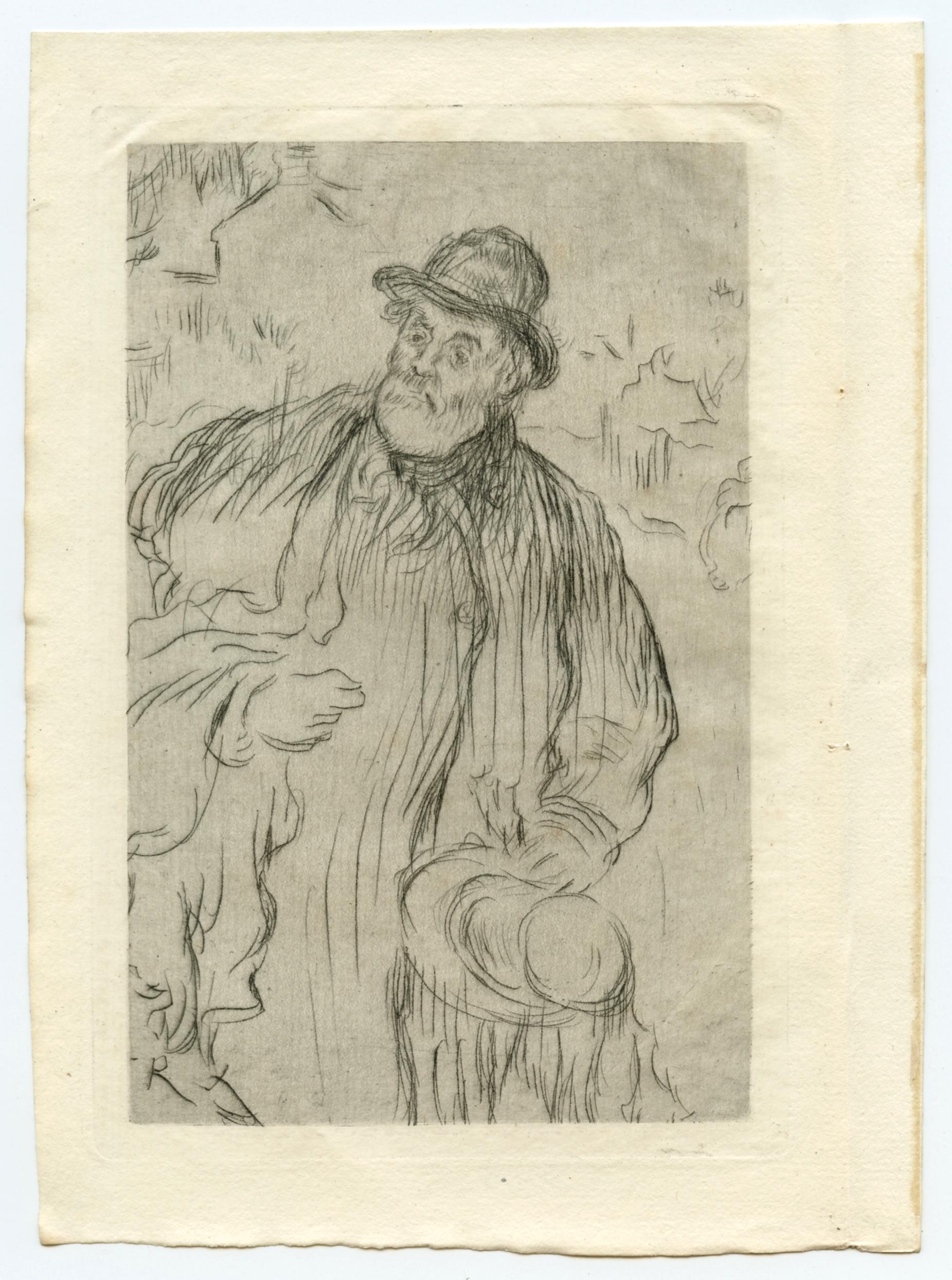 Medium: original etching and drypoint. Executed in 1895; catalogue reference Delteil 24. This impression on laid paper was printed in 1895 for Gustave Geffroy's 