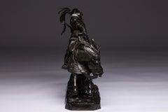 Jean-François Théodore Gechter 1796-1844 Charles le Temeraire Large Bronze