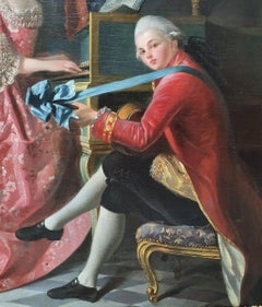 The Children Of The Count Of Besseuil, Attributed To Jean-françois Gilles Colson