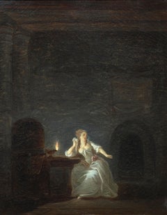 The Torture of the Vestal Virgin, a painting by Jean-Frédéric Schall (1752-1825)