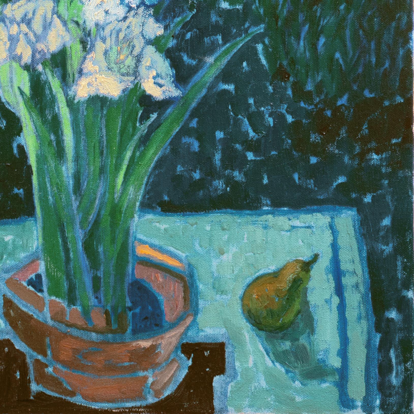 Signed lower left, 'J.L. Freeman' for Jean L. Freeman (American, 1926-2006) and painted circa 1975. 

Born in Michigan, Jean Sampson studied at the Detroit Society of Arts and Crafts (later the Center for Creative Studies) under John Foster before