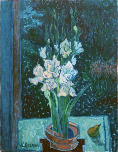 'Gladioli by Moonlight', Laguna Beach Art Association, Pasadena Art Museum