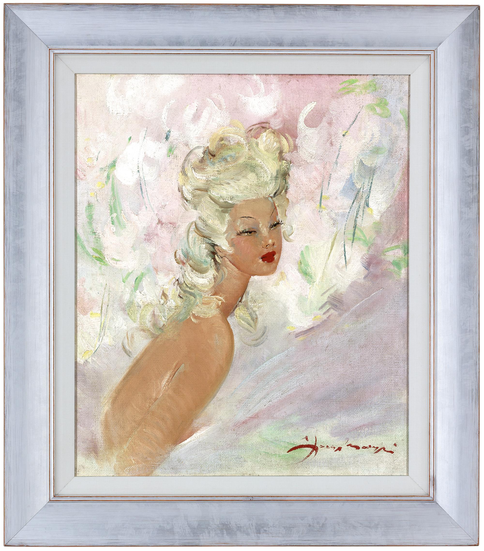 Aline - Painting by Jean-Gabriel Domergue