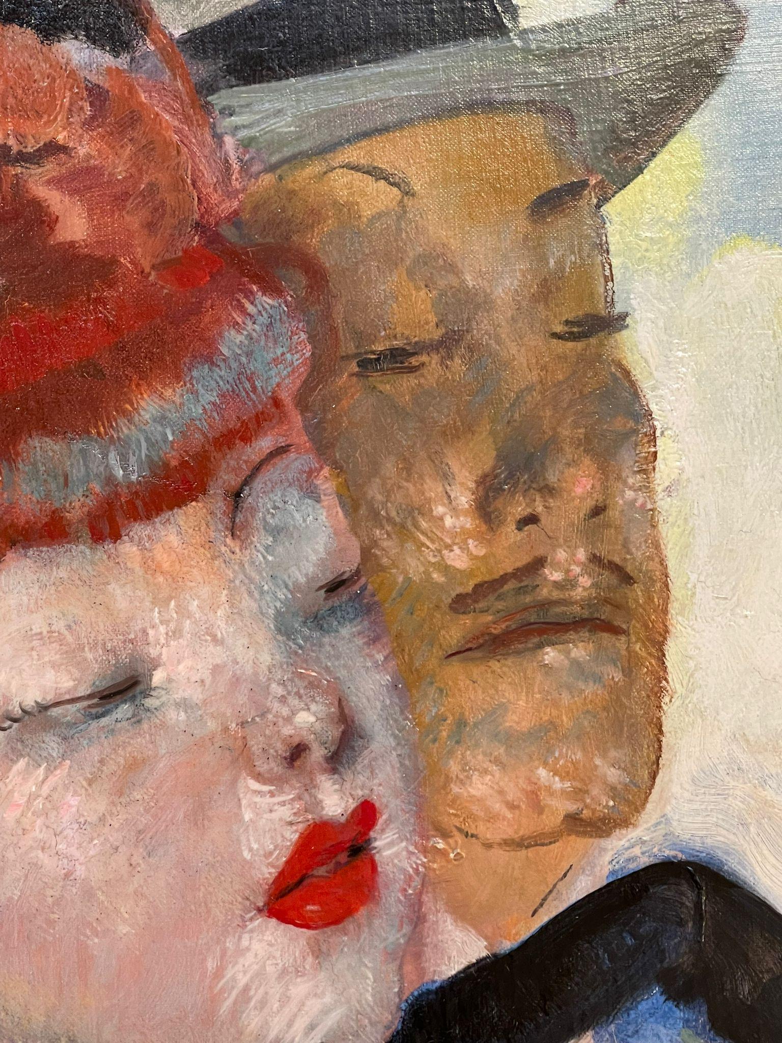 Schwarze Handschuhe, Jean-Gabriel Domergue (1889-1962) im Angebot 4