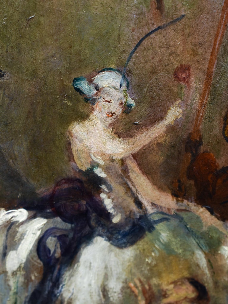 Charming lady holding umbrella - Jean-Gabriel Domergue, 1889-1962 - French For Sale 5