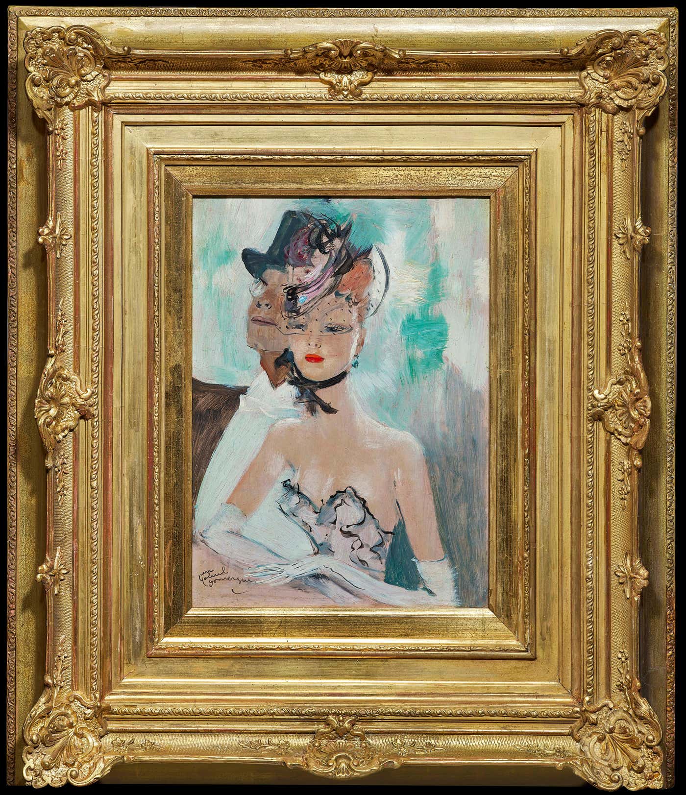 Domergue Jean-Gabriel Bouquet de fleurs Artwork performance at auction Domergue Jean-Gabriel Bouquet de fleurs Artwork performance at auction