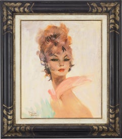 Josianna, Jeune Femme au Ruban by Jean Gabriel Domergue
