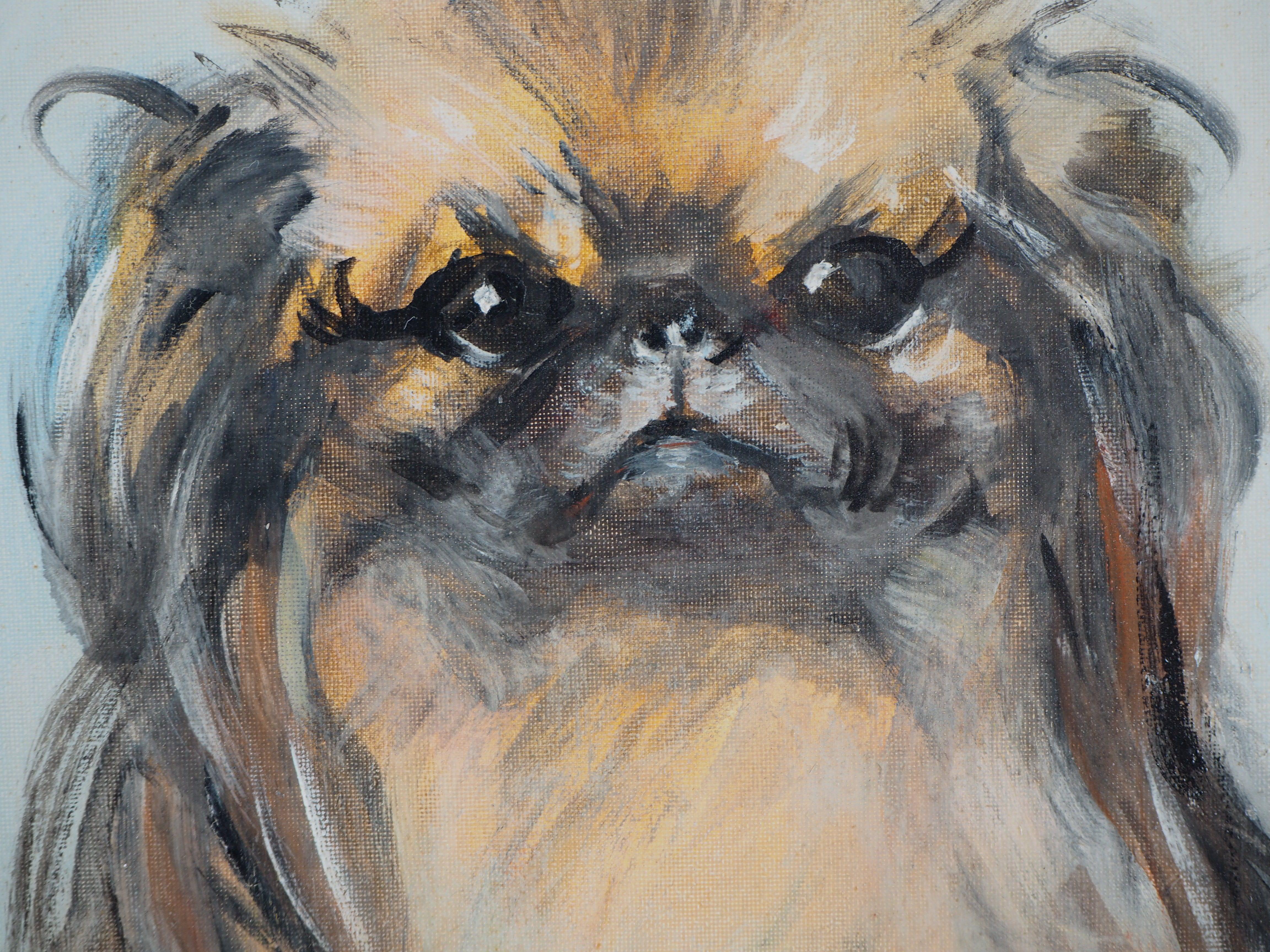 Ku-Zee, The Pekinese Dog - Original handsigned oil painting 1