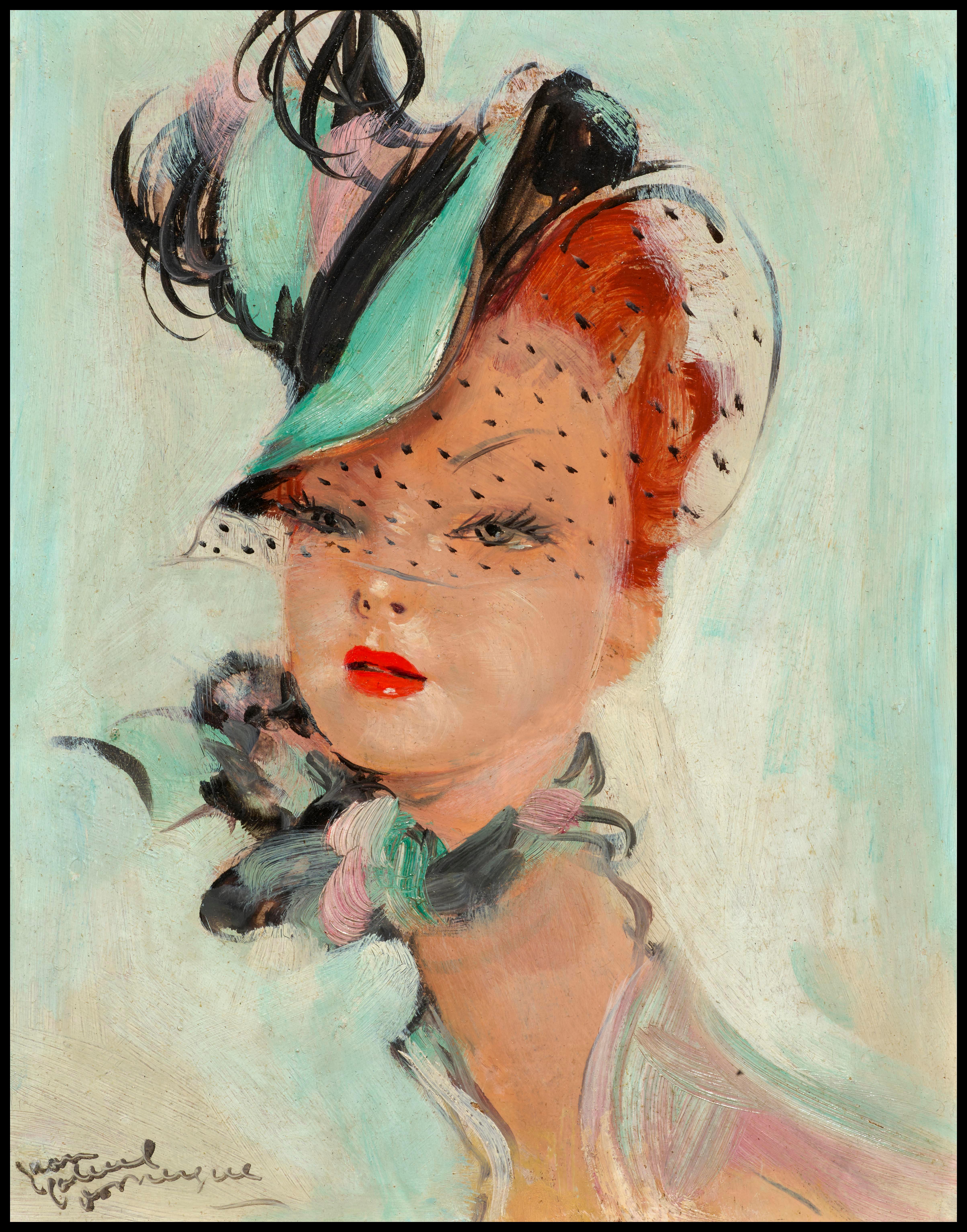 Lida - Painting by Jean-Gabriel Domergue