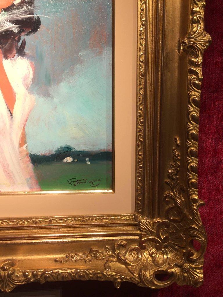 Park Lane  - Painting by Jean-Gabriel Domergue