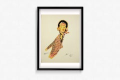 1956 lithography by Jean-Gabriel Domergue - Guillaumette la potière