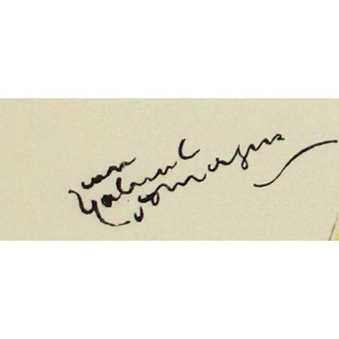 1956 lithography by Jean-Gabriel Domergue - Guillaumette la potière For Sale 2