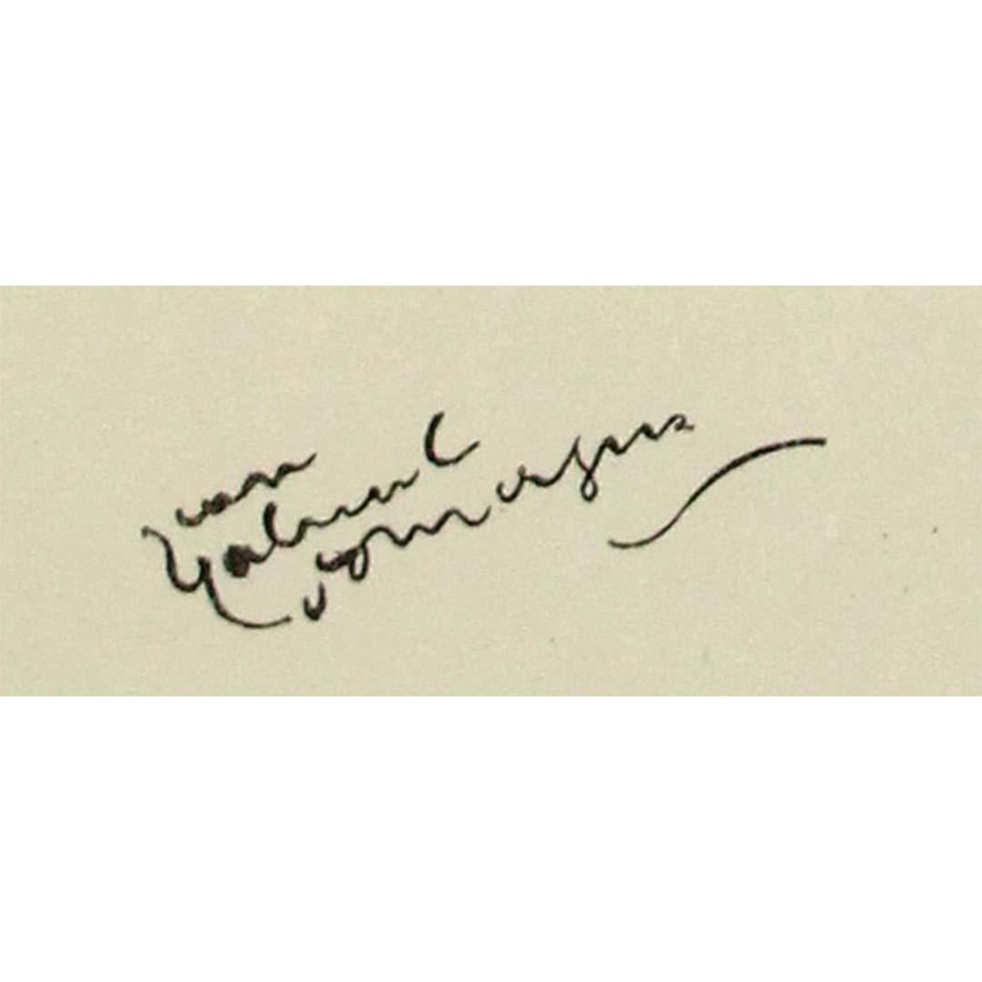 1956 lithography by Jean-Gabriel Domergue - La femme d'État For Sale 2