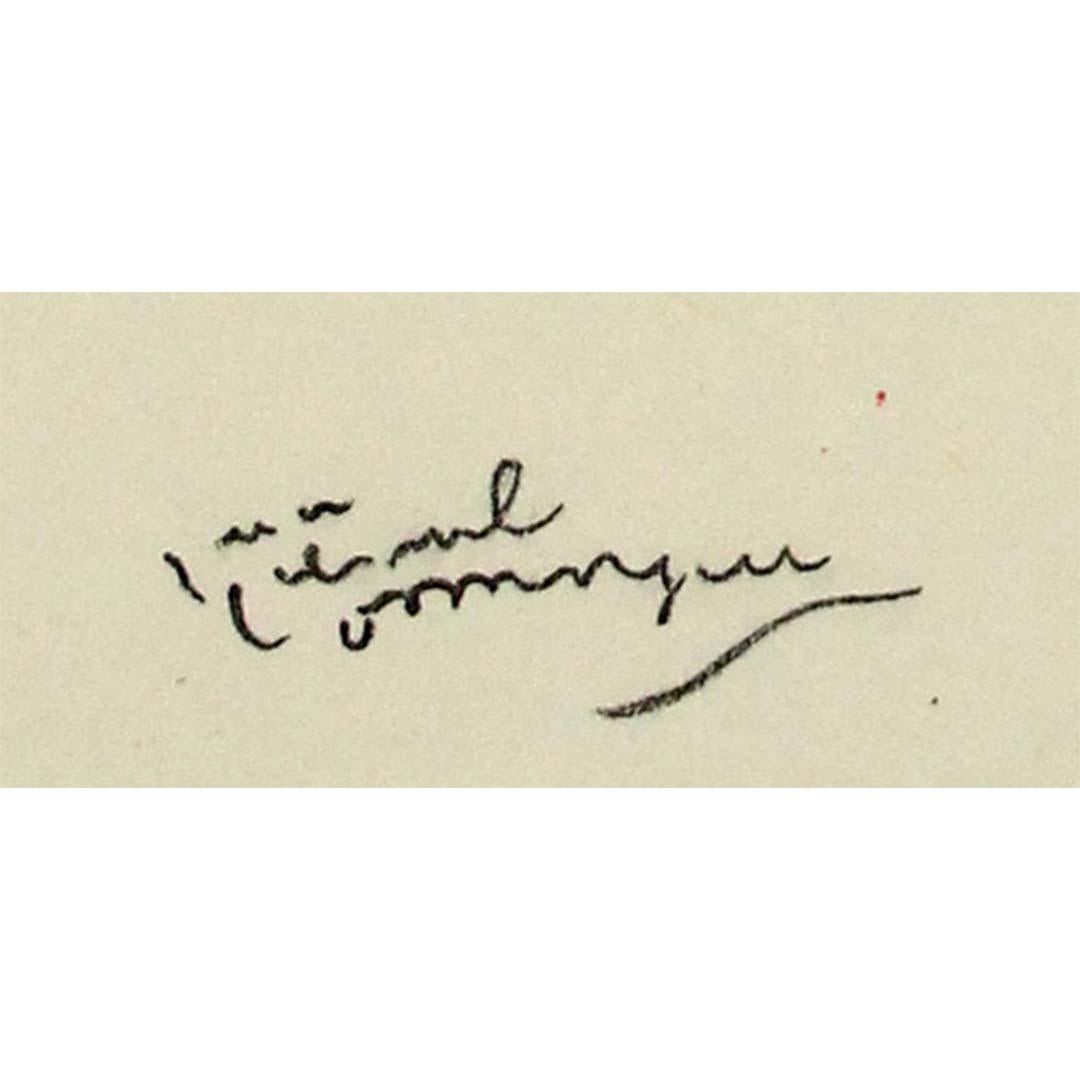 1956 lithography by Jean-Gabriel Domergue - L'enlèvement de Sabine For Sale 2