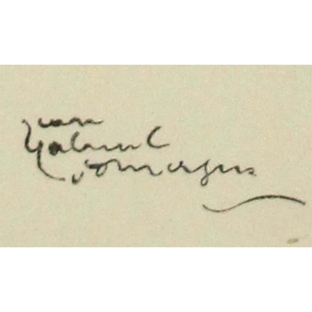 1956 lithography by Jean-Gabriel Domergue - Melle Paule For Sale 2