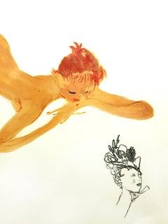 Domergue - Française - Lithographie originale signée
