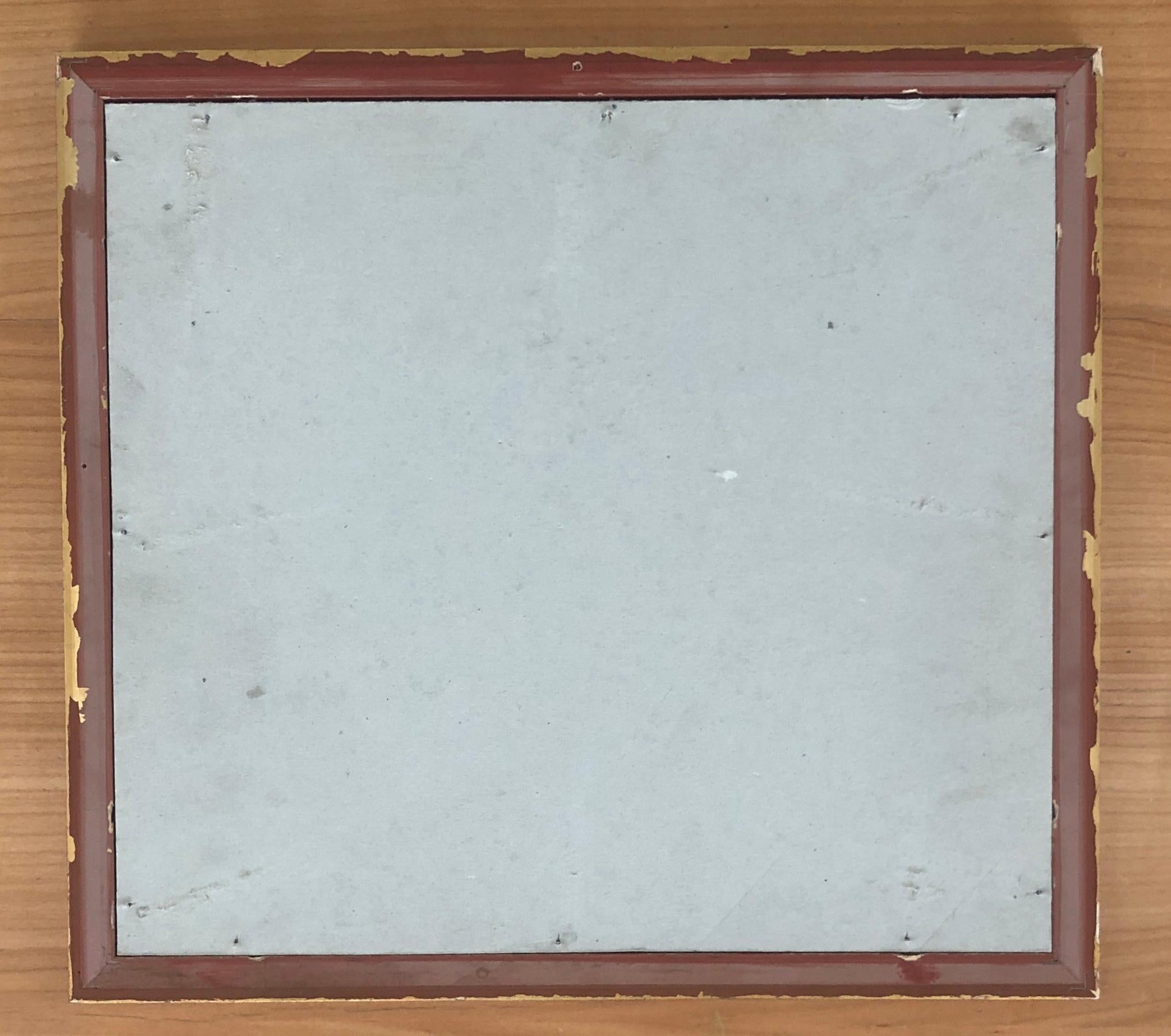Mixed technique on paper

Golden wooden frame with glass pane
34.7 x 38.2 x 1.8 cm