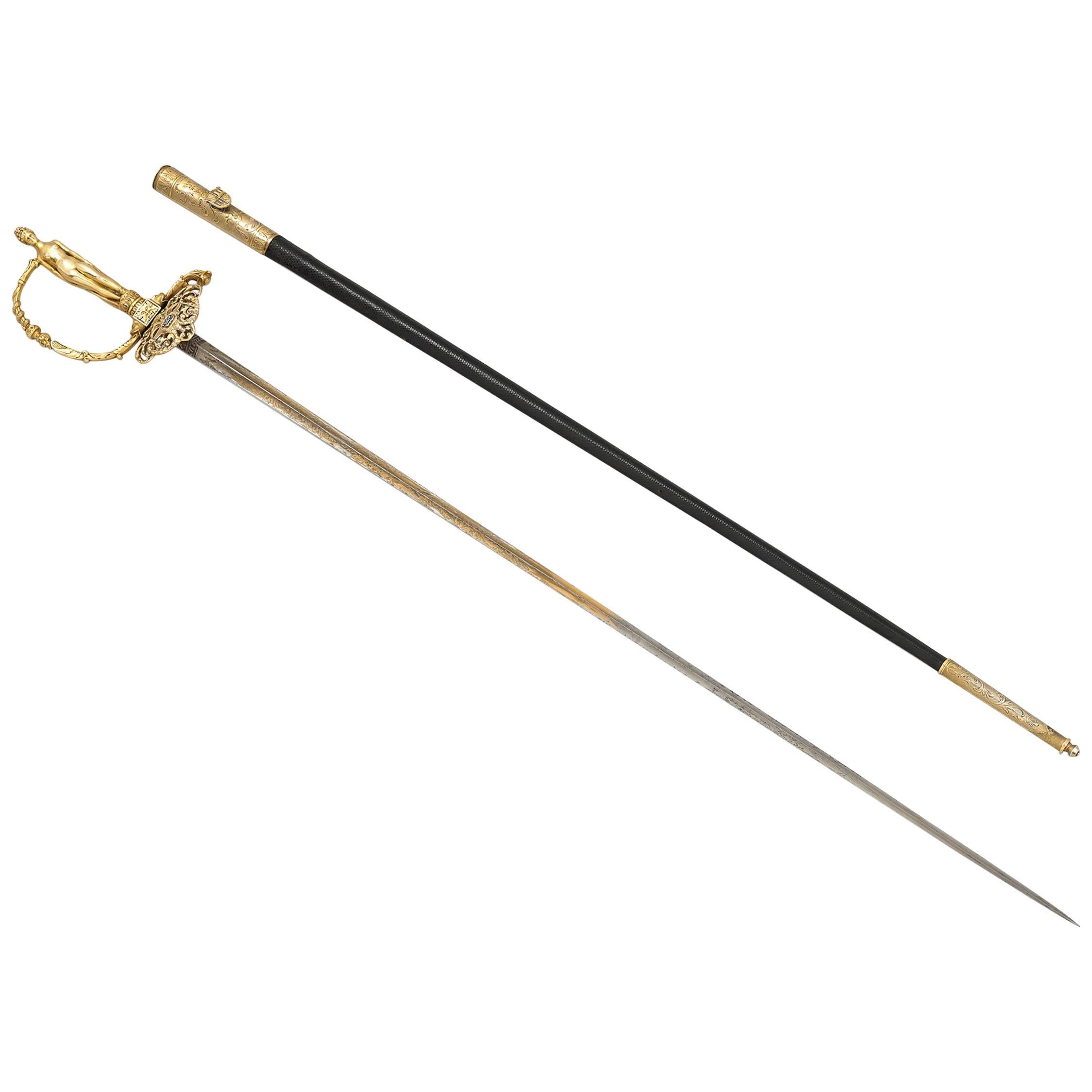 Jean-Gabriel Domergue's French Academician Sword For Sale