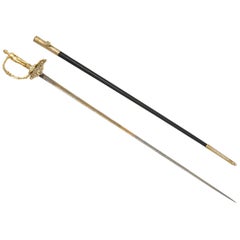 Vintage Jean-Gabriel Domergue's French Academician Sword