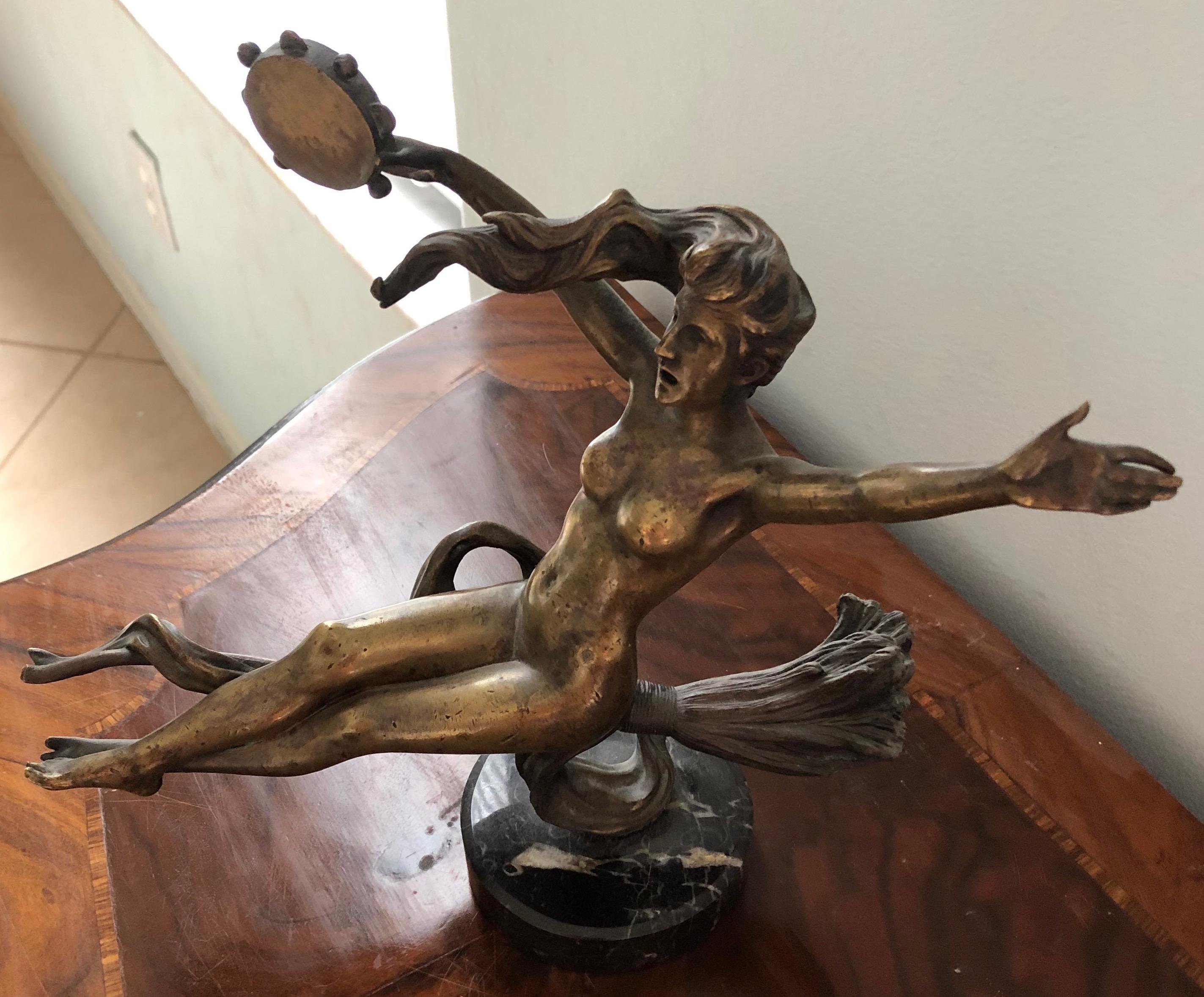 Jean Garnier Bronze einer Meeresnymphe oder Sirene im Angebot 2