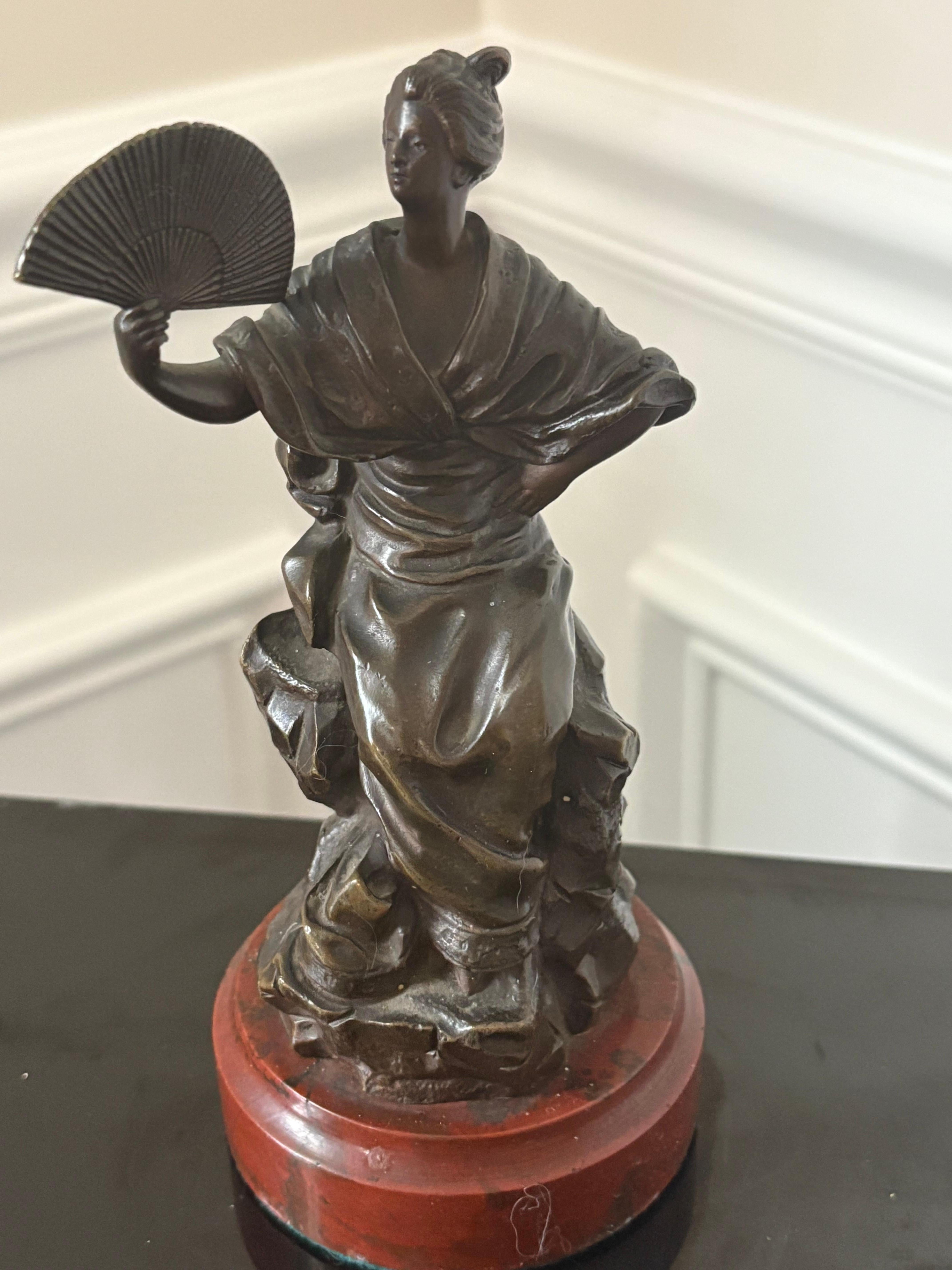 "rouge griotte" - Sculpture de Jean Garnier