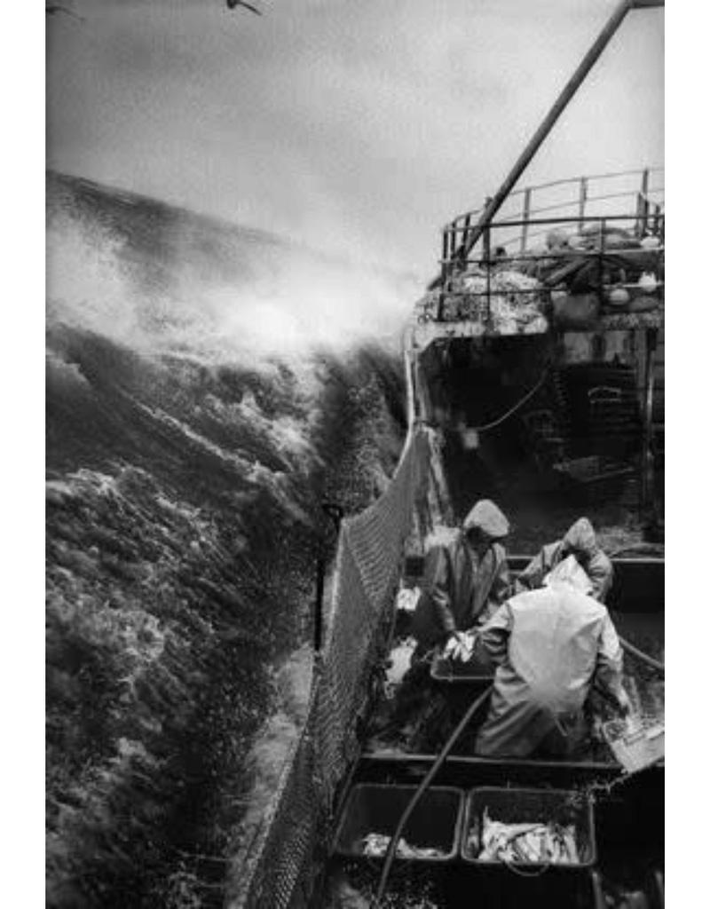 Jean Gaumy Black and White Photograph - Onboard the Spanish Trawler “Rowanlea”. North Atlantic Sea, Europe