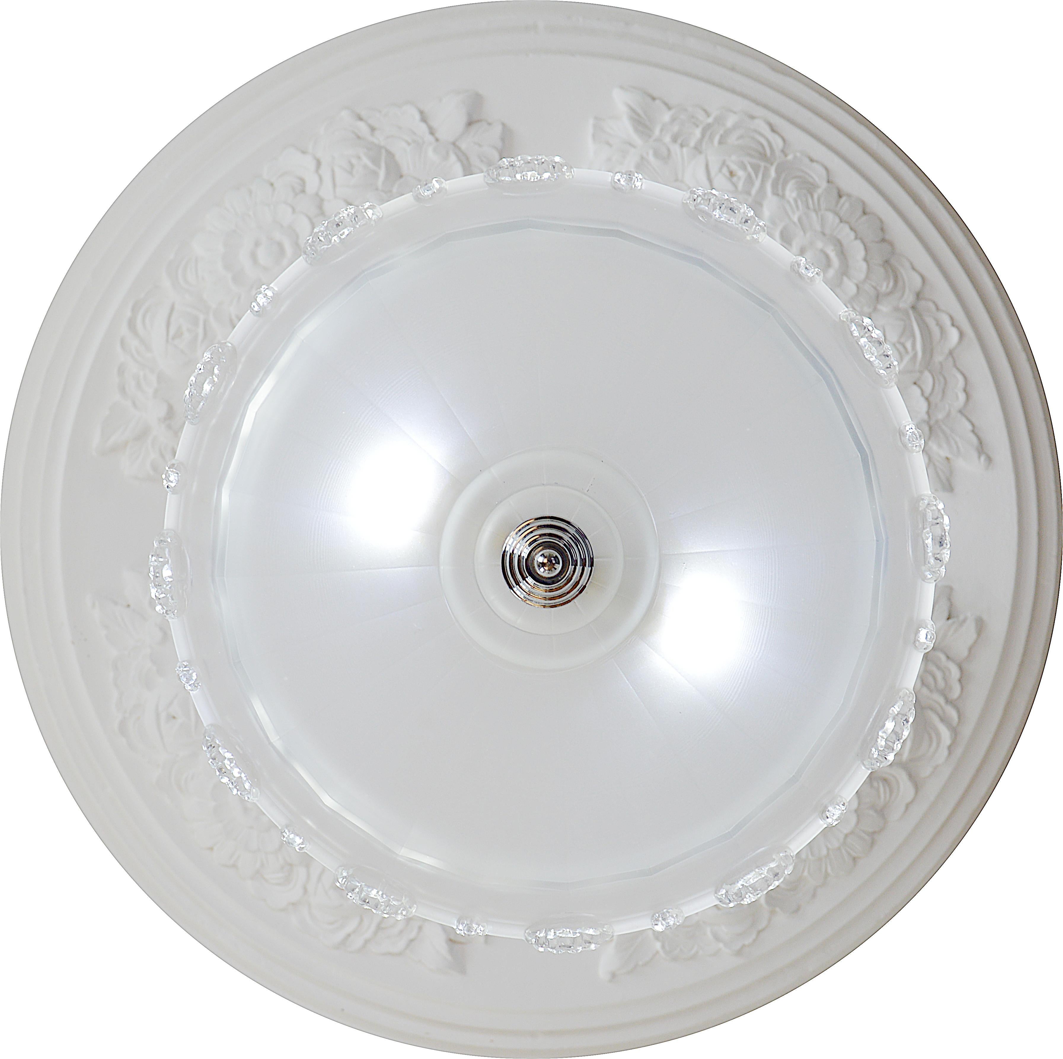 Jean Gauthier, Lampadario a sospensione a fontana in stile Art Déco francese, 1920 In condizioni buone in vendita a Saint-Amans-des-Cots, FR