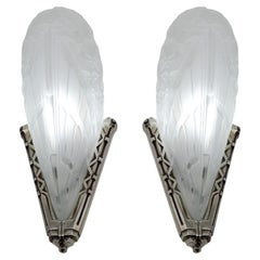 Jean Gauthier French Art Deco Wall Sconces, 1920s