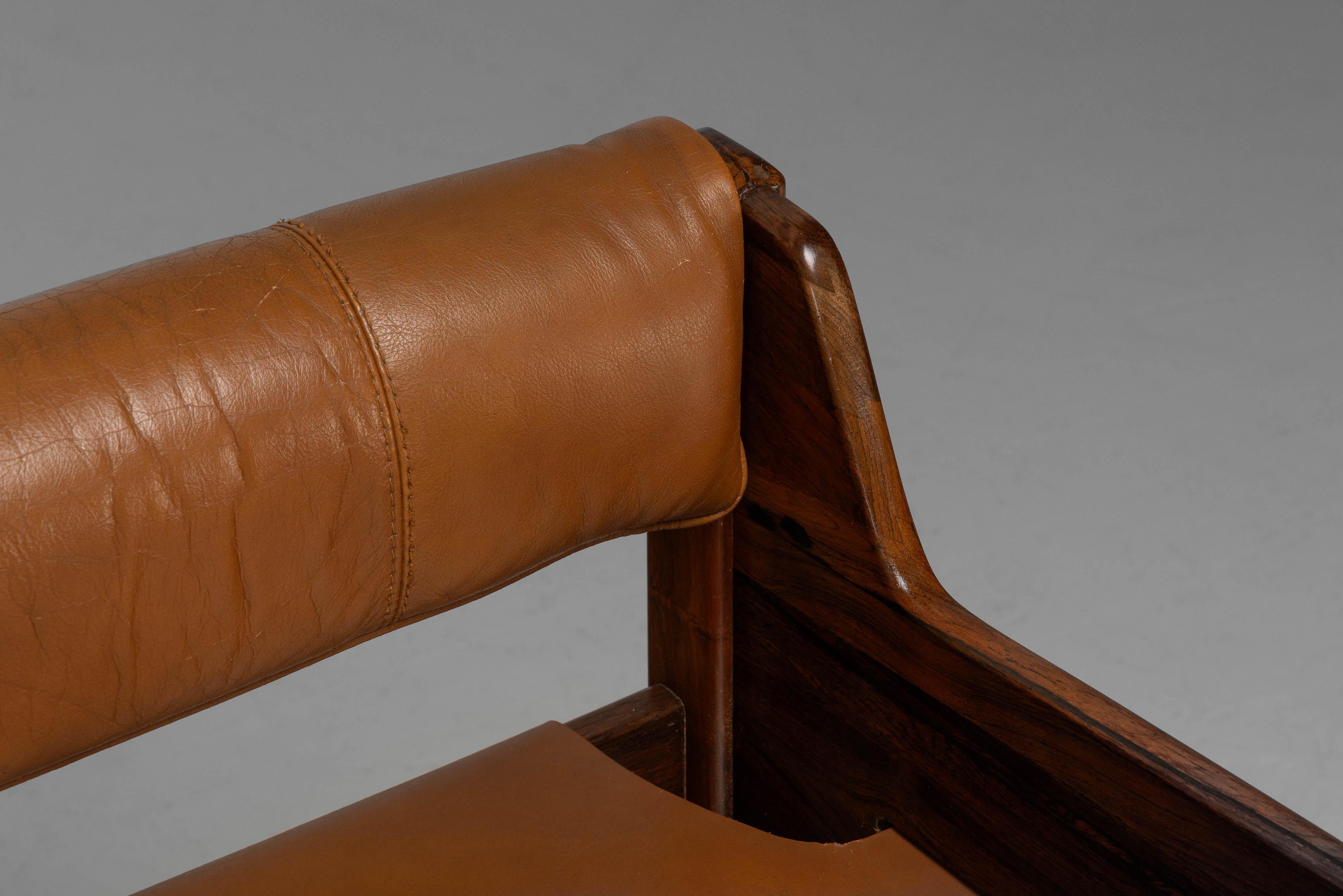 Jean Gillon Déc chairs Italma Woodart Brazil 1968 For Sale 3