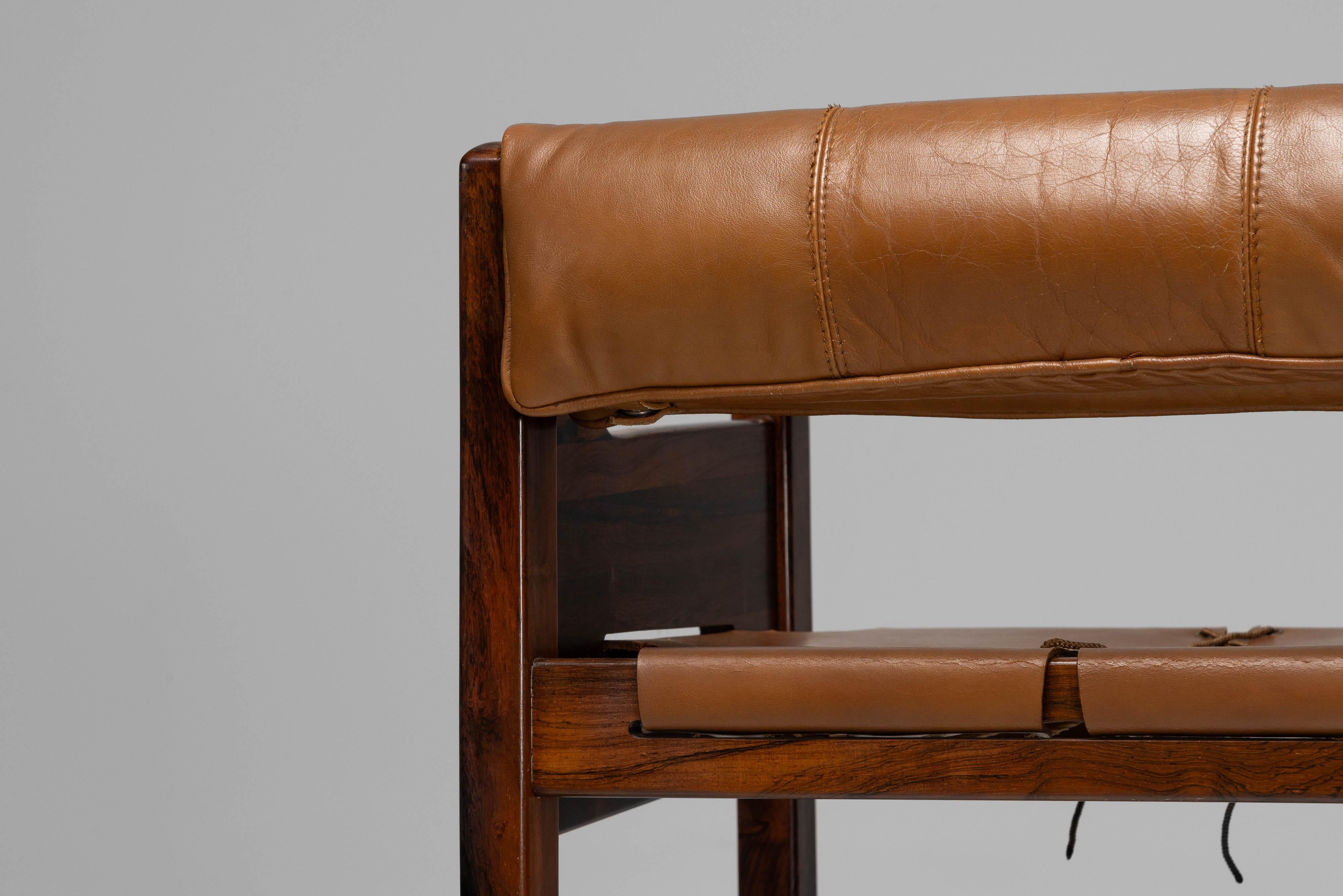 Jean Gillon Déc chairs Italma Woodart Brazil 1968 For Sale 5